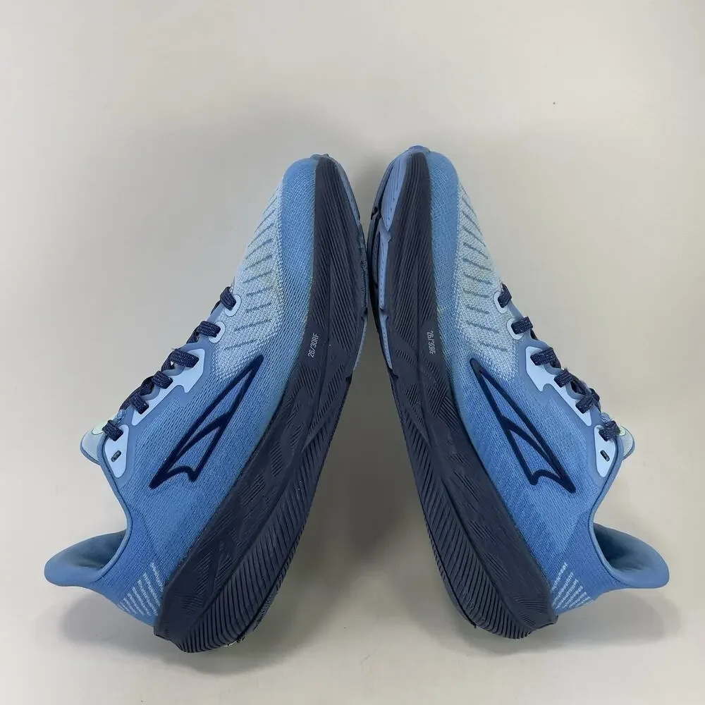 Altra Experience Flow Road Runners Blue Rocker Sole Womens Size 7 Knit